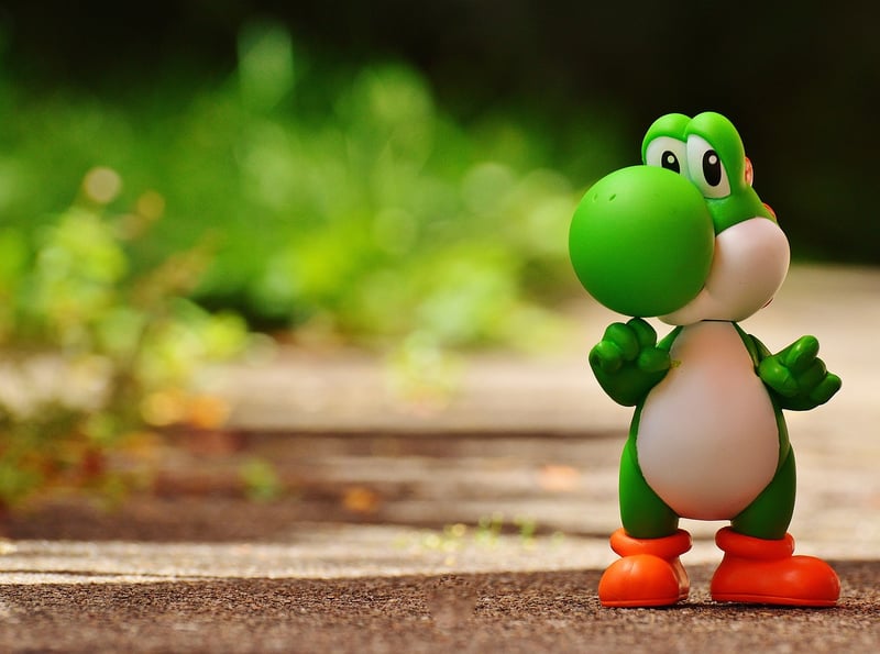 Retro Video Game Character